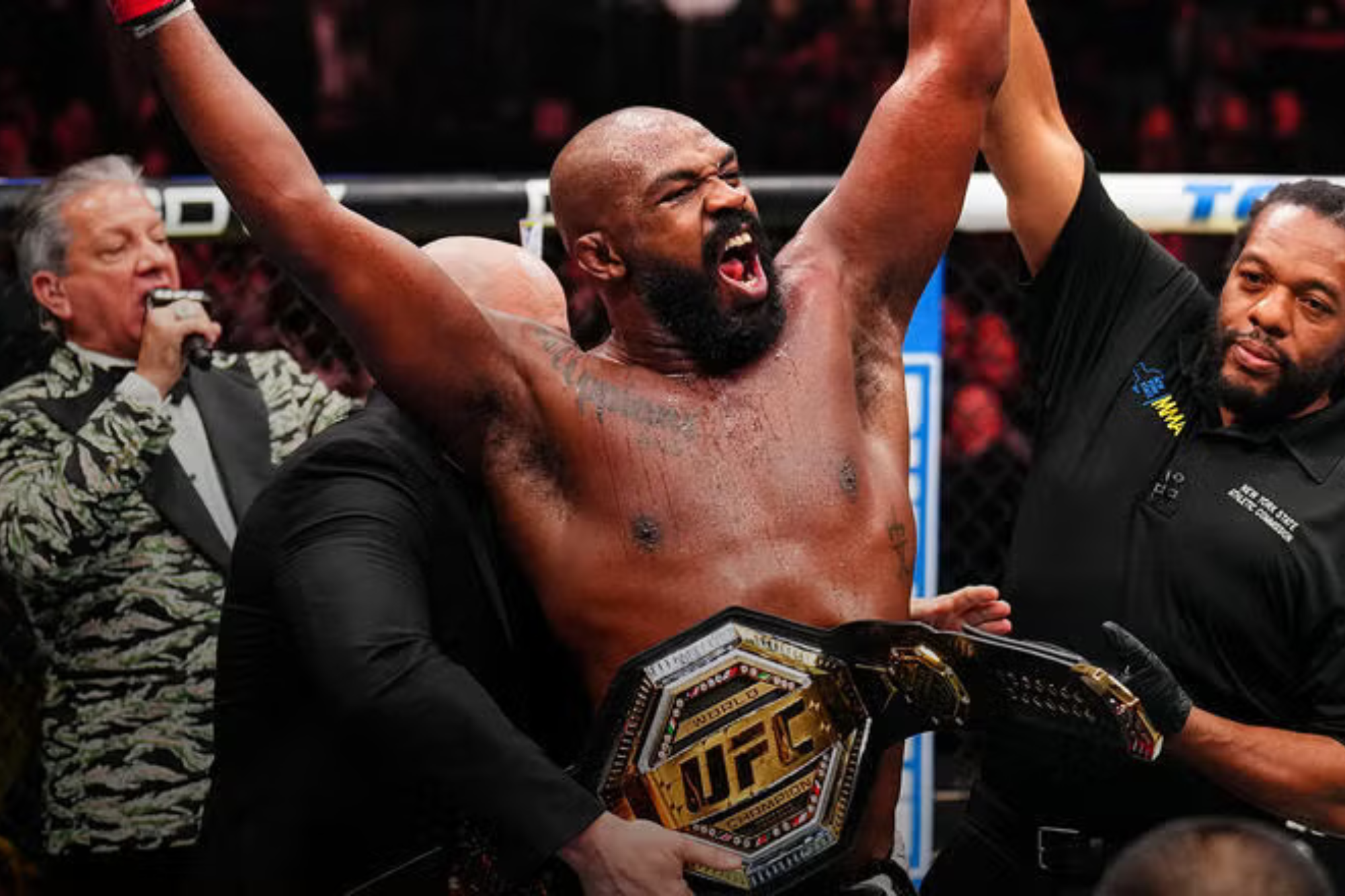 MMA UFC JON JONES TOM ASPINALL PANUSTAMINE KOEFITSENDID