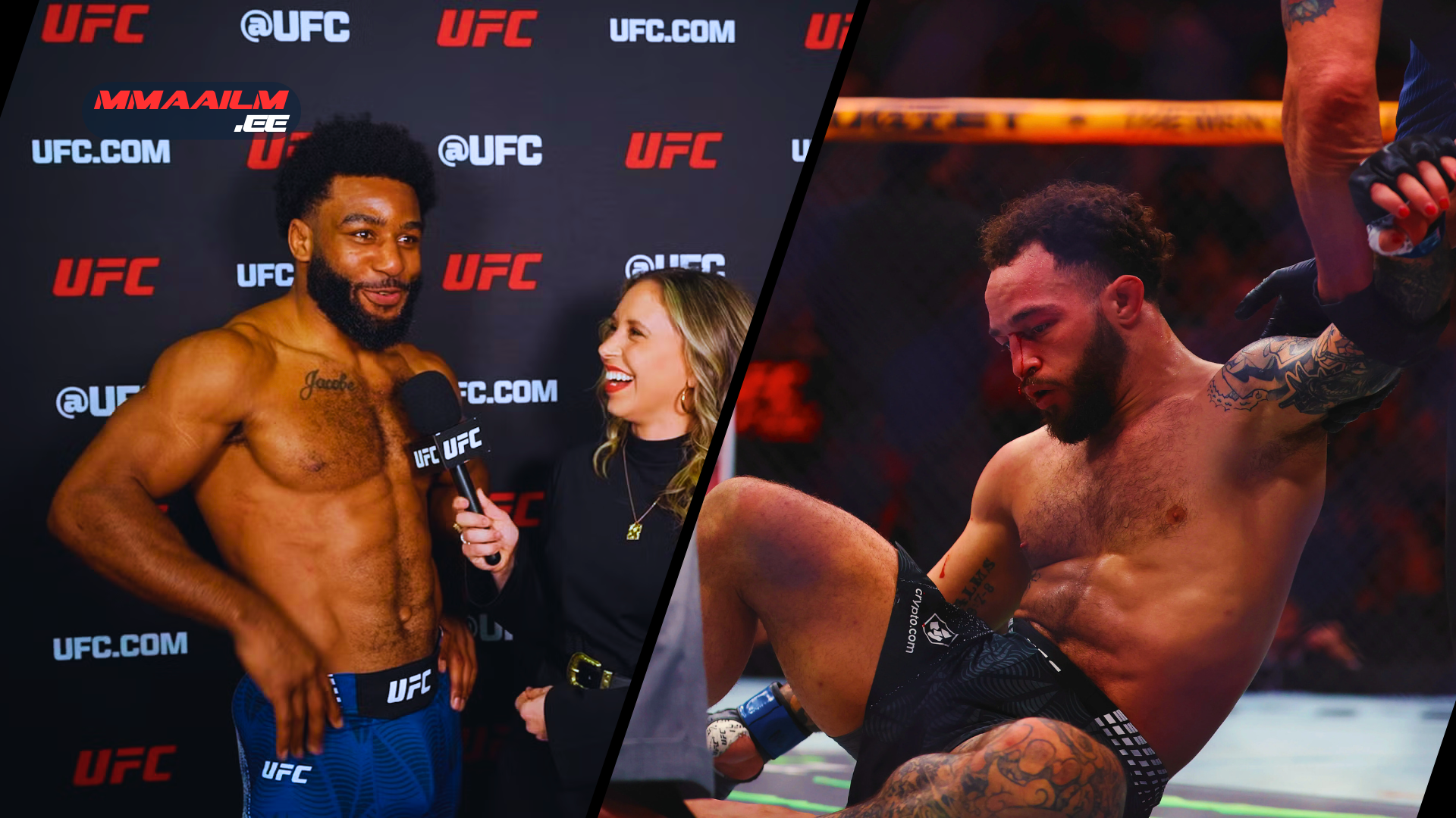 Uus jõud kergekeskkaalus? Jacobe Smith lammutas UFC Houstonis Josiah Harrelli
