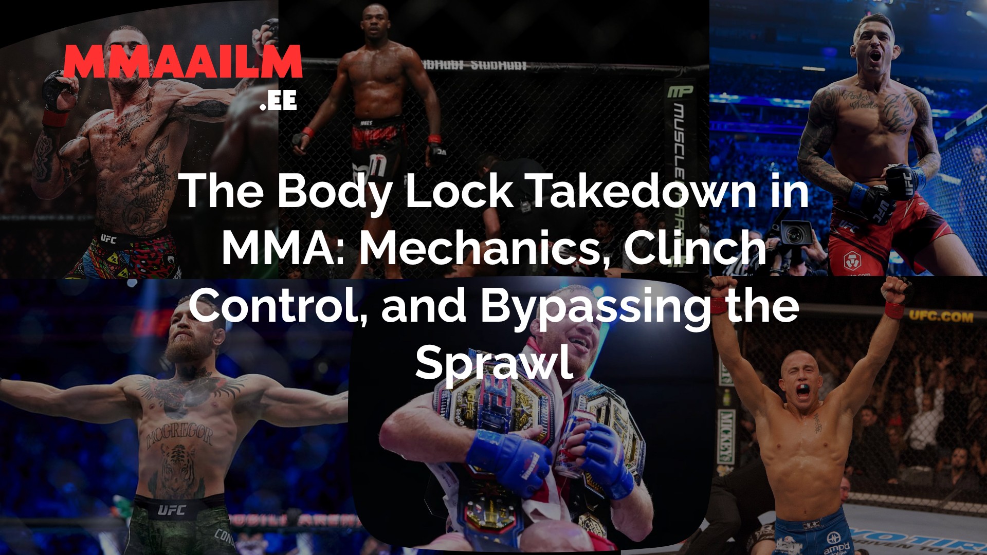 The Body Lock Takedown in MMA: Mechanics, Clinch Control, and Bypassing the Sprawl